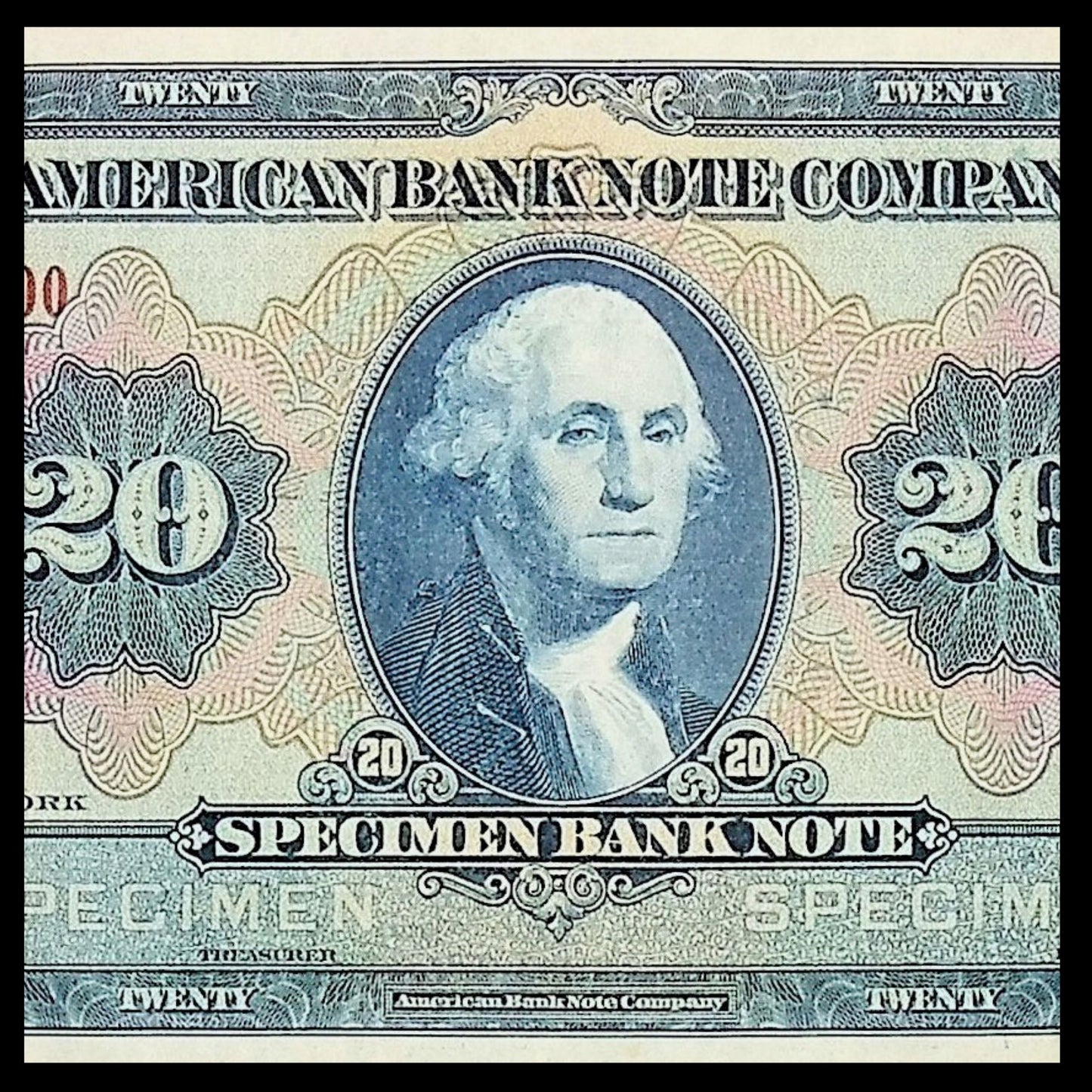 American Bank Note $20 Specimen Printer Note