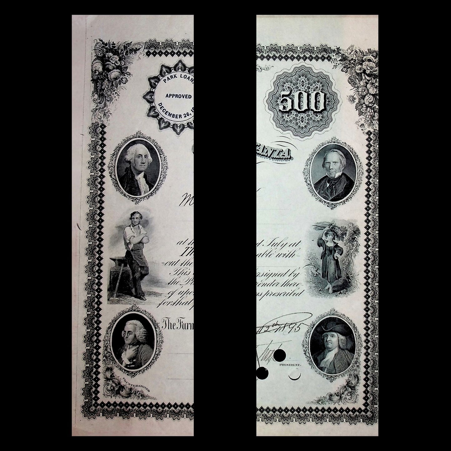1899 年费城市债券证书(附有 10 个插图!)
