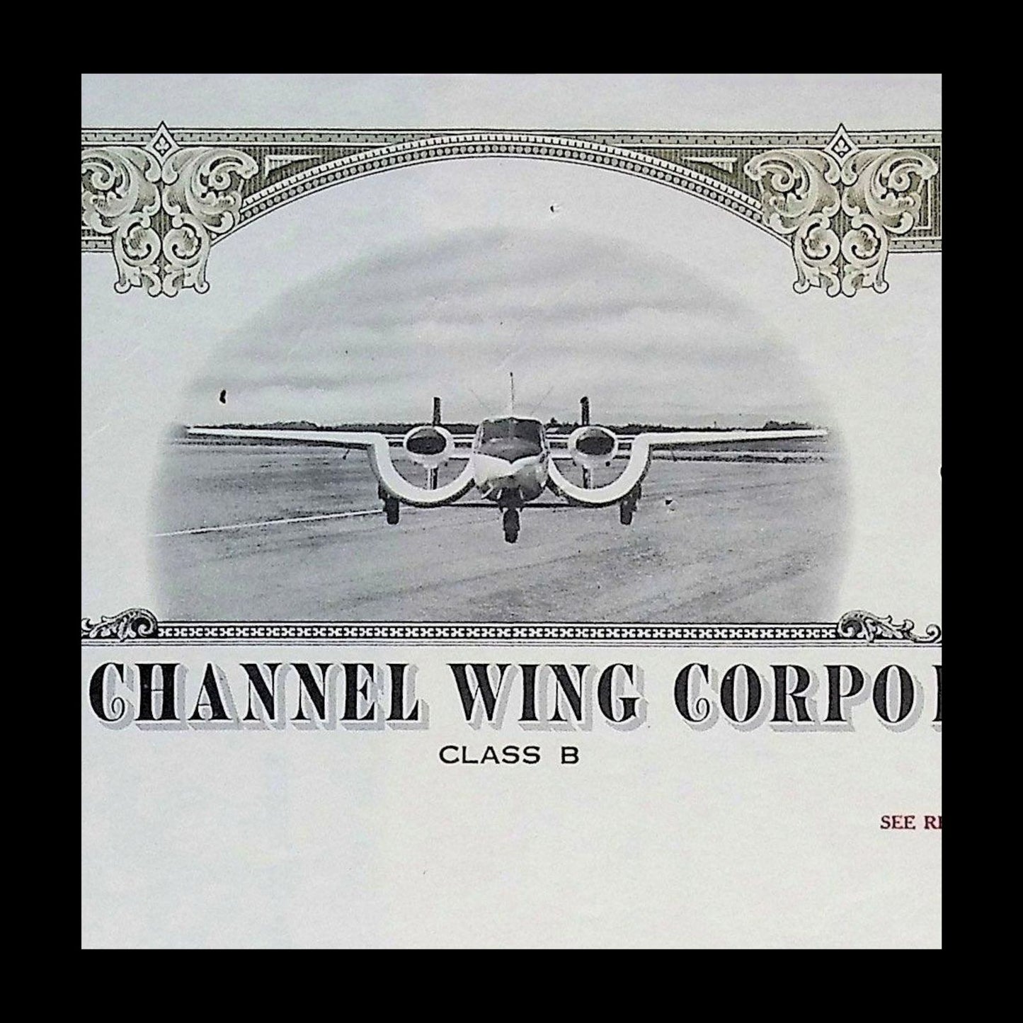 Cluster Channel Wing Corporation 股票证书