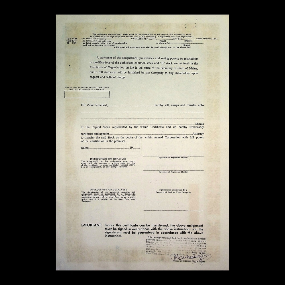 PEC Israel Economic Corporation Stock Certificate from 1979 with Israeli Flag