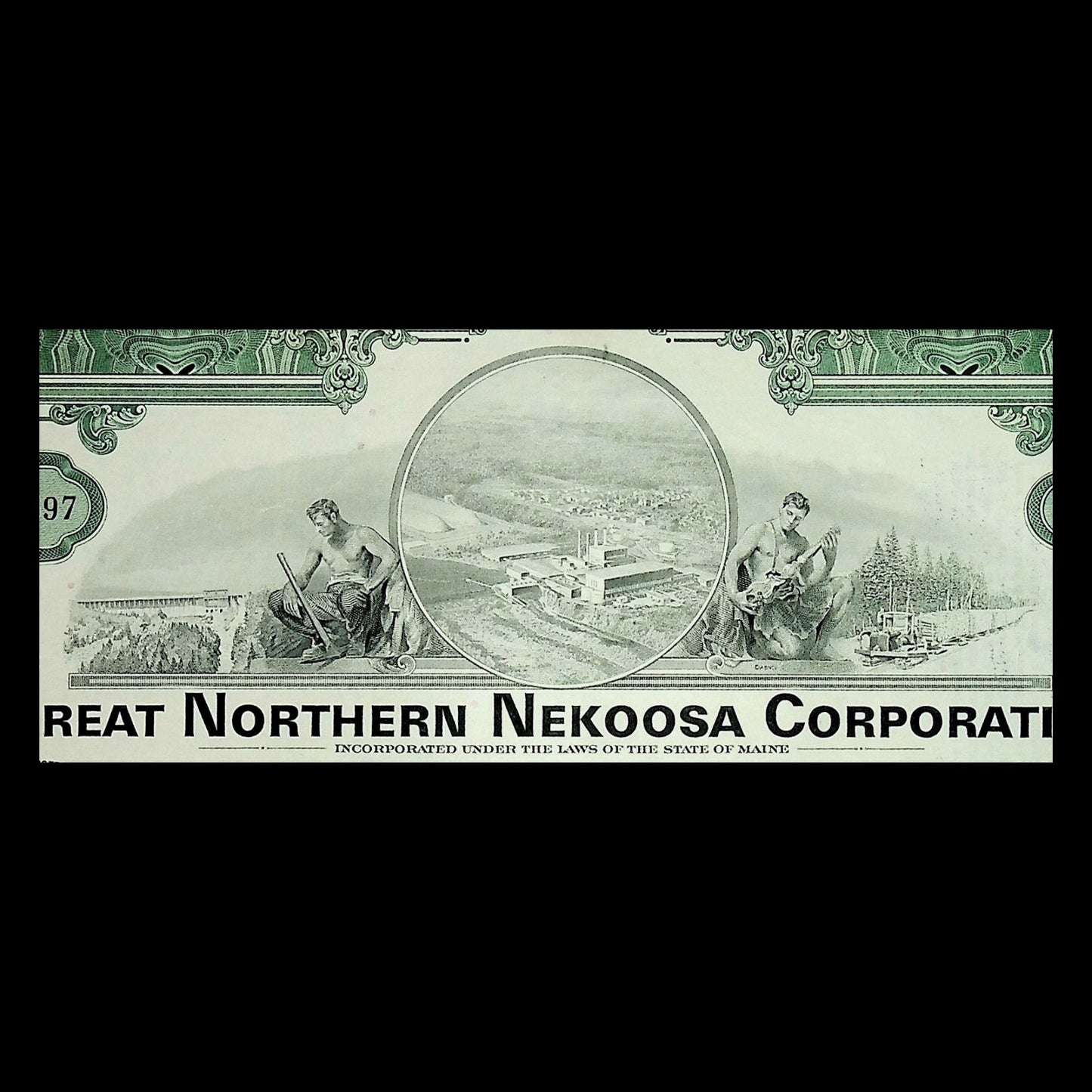 大北方 Nekoosa(现为 Georgia-Pacific)公司股票证书