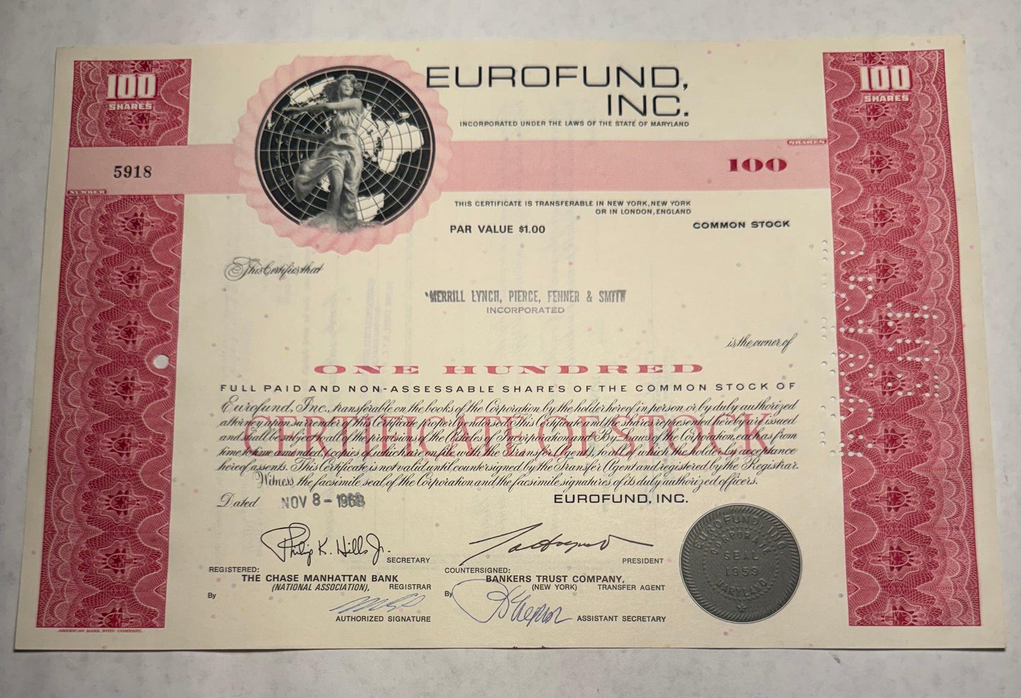 The Eurofund invested in the European Common Market which was the basis for the present day European Union and the Euro currency.