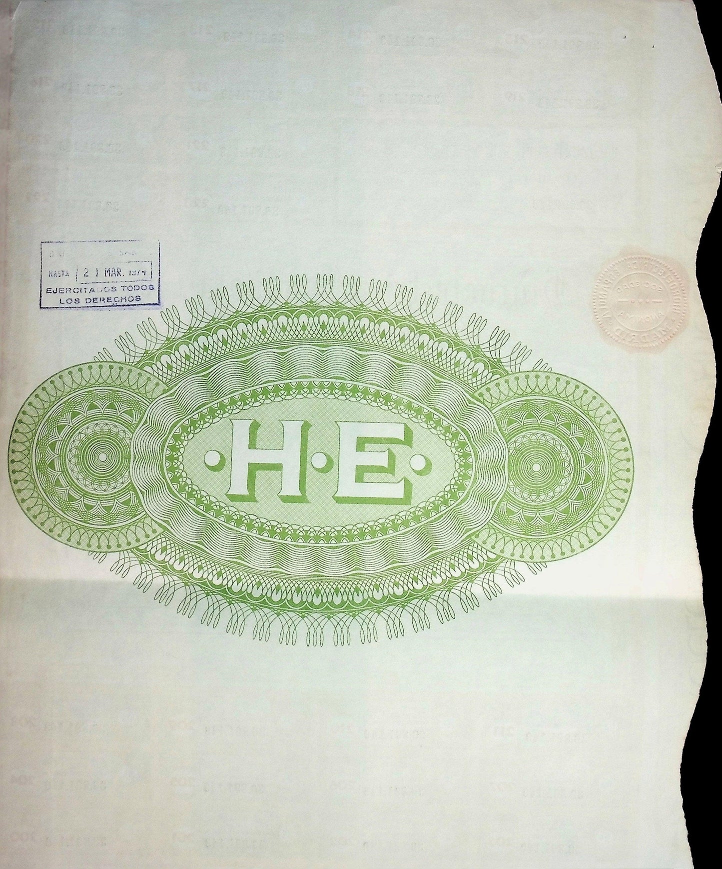 Hidroeléctrica Española, SA Bond(西班牙水力发电厂,现为 Iberdrola)