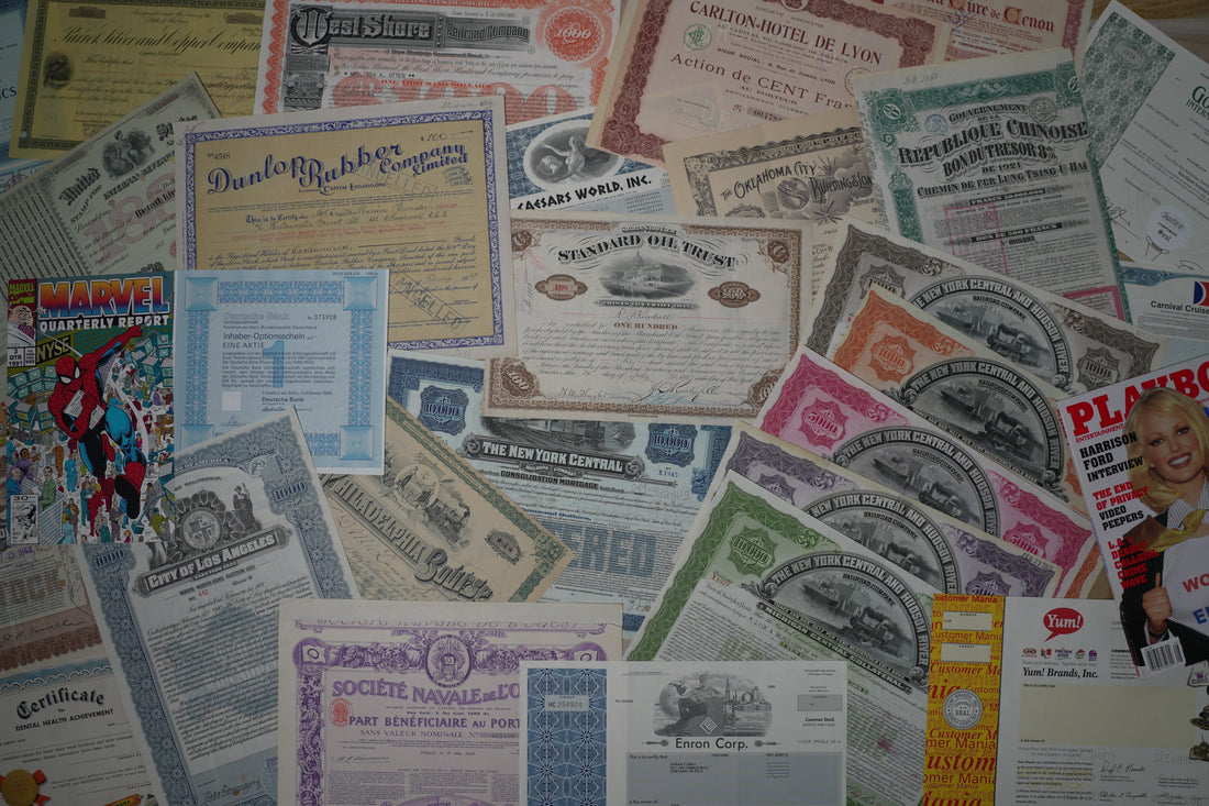 Collecting Stock Certificates: A Guide For Beginners