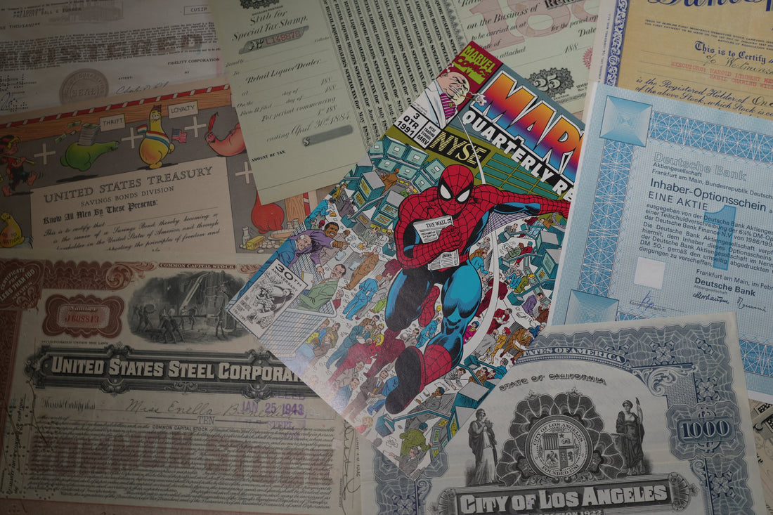 Authentic Stock Certificate Gifts For Nerds