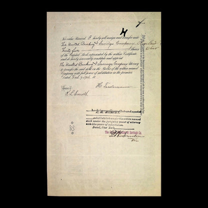 Syracuse Rapid Transit Railway Company Stock Certificate from 1900s