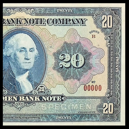 American Bank Note $20 Specimen Printer Note