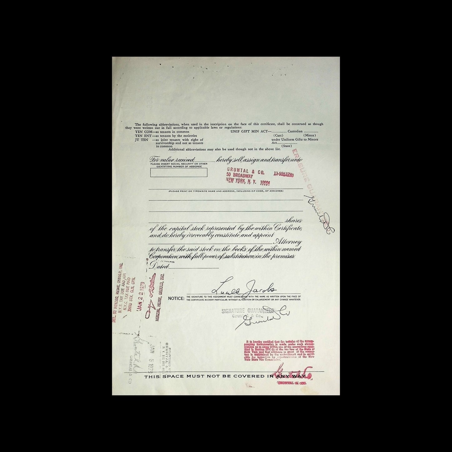 Rocky Mountain Industries (Colorado) Stock Certificate 1970s