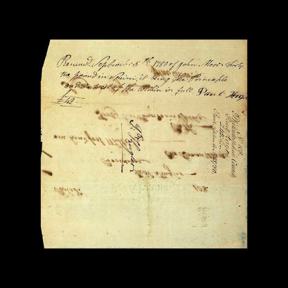 Pennsylvania Revolutionary War "Horse Bond" Certificate from 1780