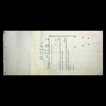 Allegheny and Western Railway Stock Certificate from 1930 to 1940s
