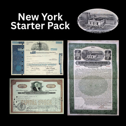 New York Starter Pack – 3x Bonds & Stocks from the Empire State