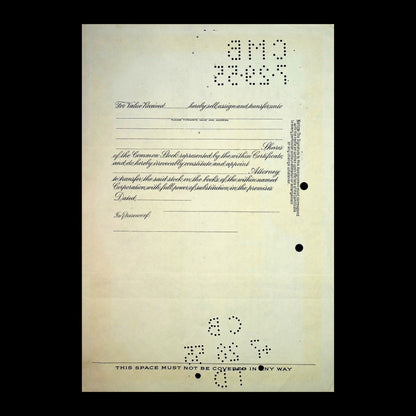 General Foods Corporation Stock Certificates from 1960s (Brown and Green)