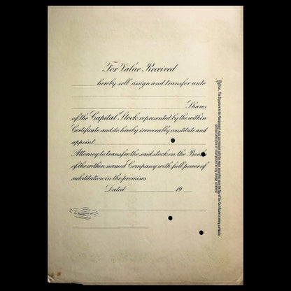 State of Nebraska School District Bond Certificate from 1915