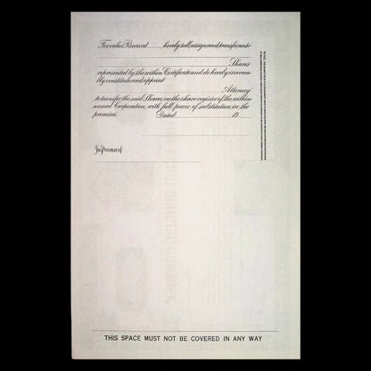 Central Fireproof Building Company California Unissued Stock Certificate from 1915