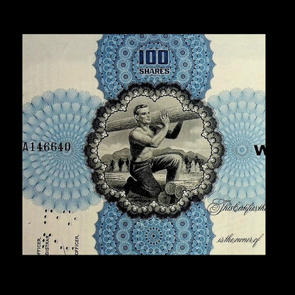 Westvaco 公司 1972 年股票证书