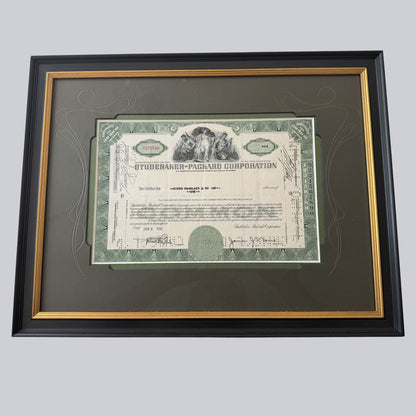 Expert Custom Framing for Stocks, Bonds and Paper Money