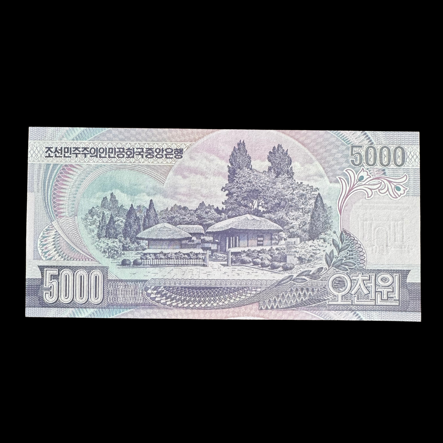 5,000 Won Korean Banknote Featuring Kim Ill Sung issued 2006 (Uncirculated)