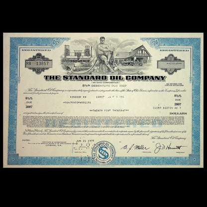 The Standard Oil Company (Ohio) Bond Certificate