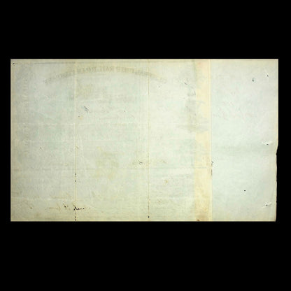 Central Ohio Rail Road Company Stock Certificate from 1881