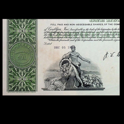 ConAgra Inc Stock Certificate from 1980s