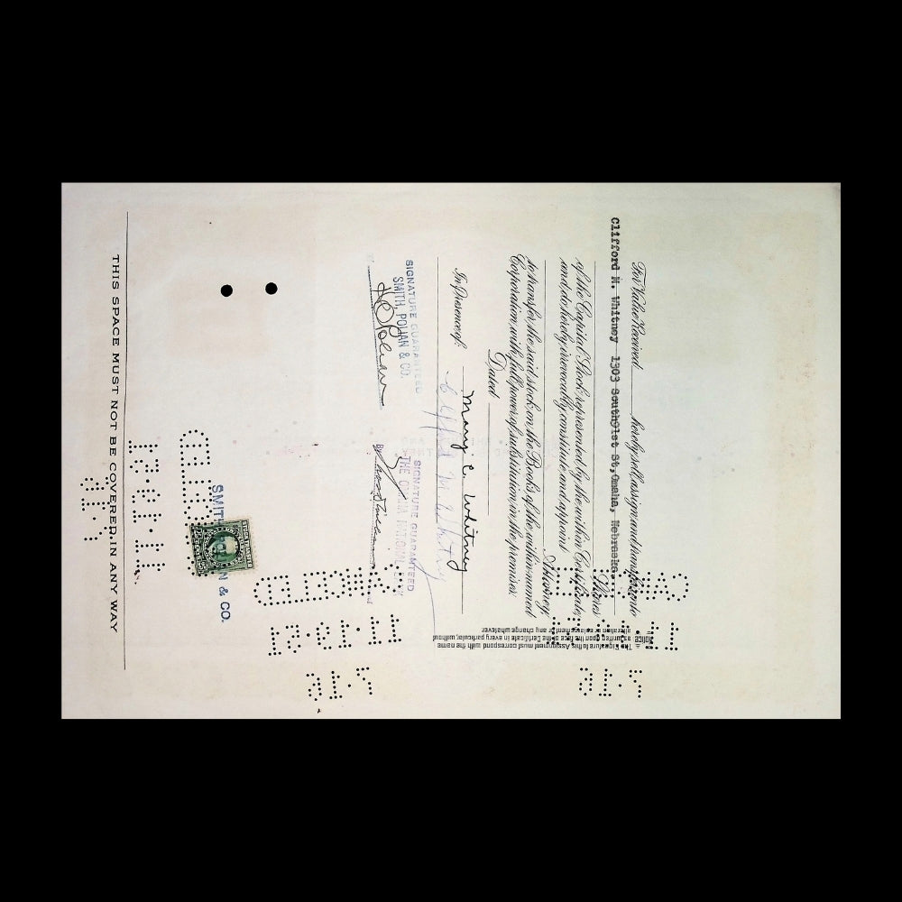 Edison Sault Electric Company Stock Certificate – Michigan