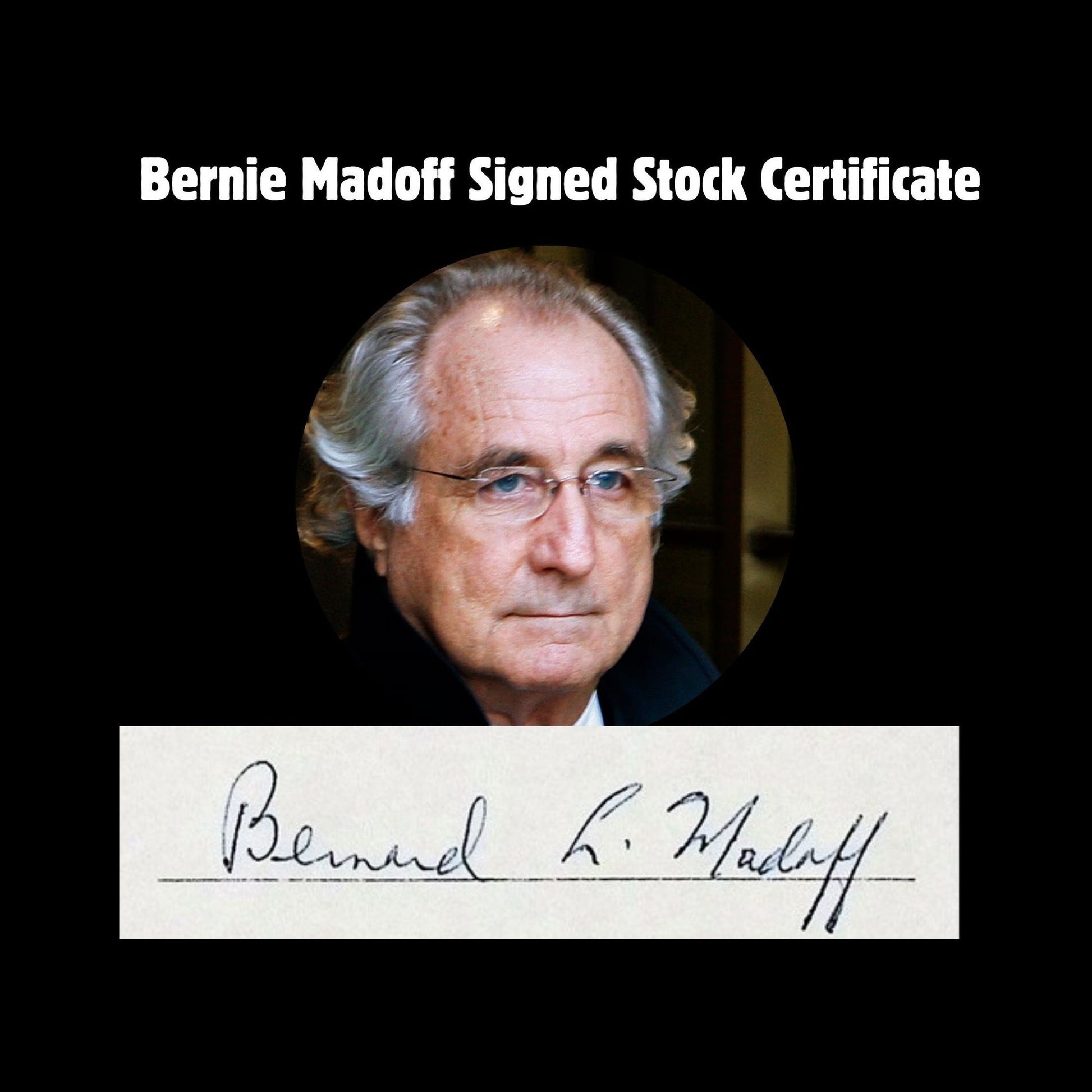 Bernard Madoff Issued & Signed Stock Certificate - U-Tec Institute, Inc., 1973 RARE