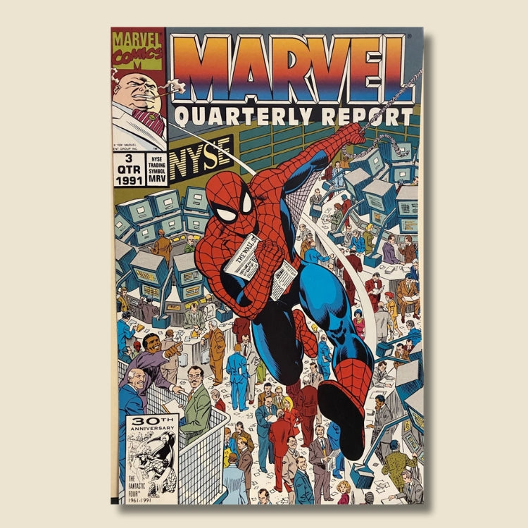 Marvel Spider-Man New York Stock Exchange 1991 Special Edition Comic