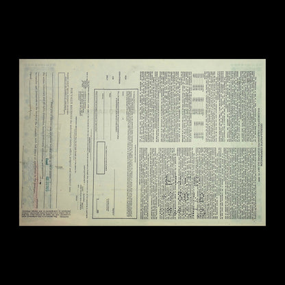 Georgia Pacific Bond Certificate from 1975