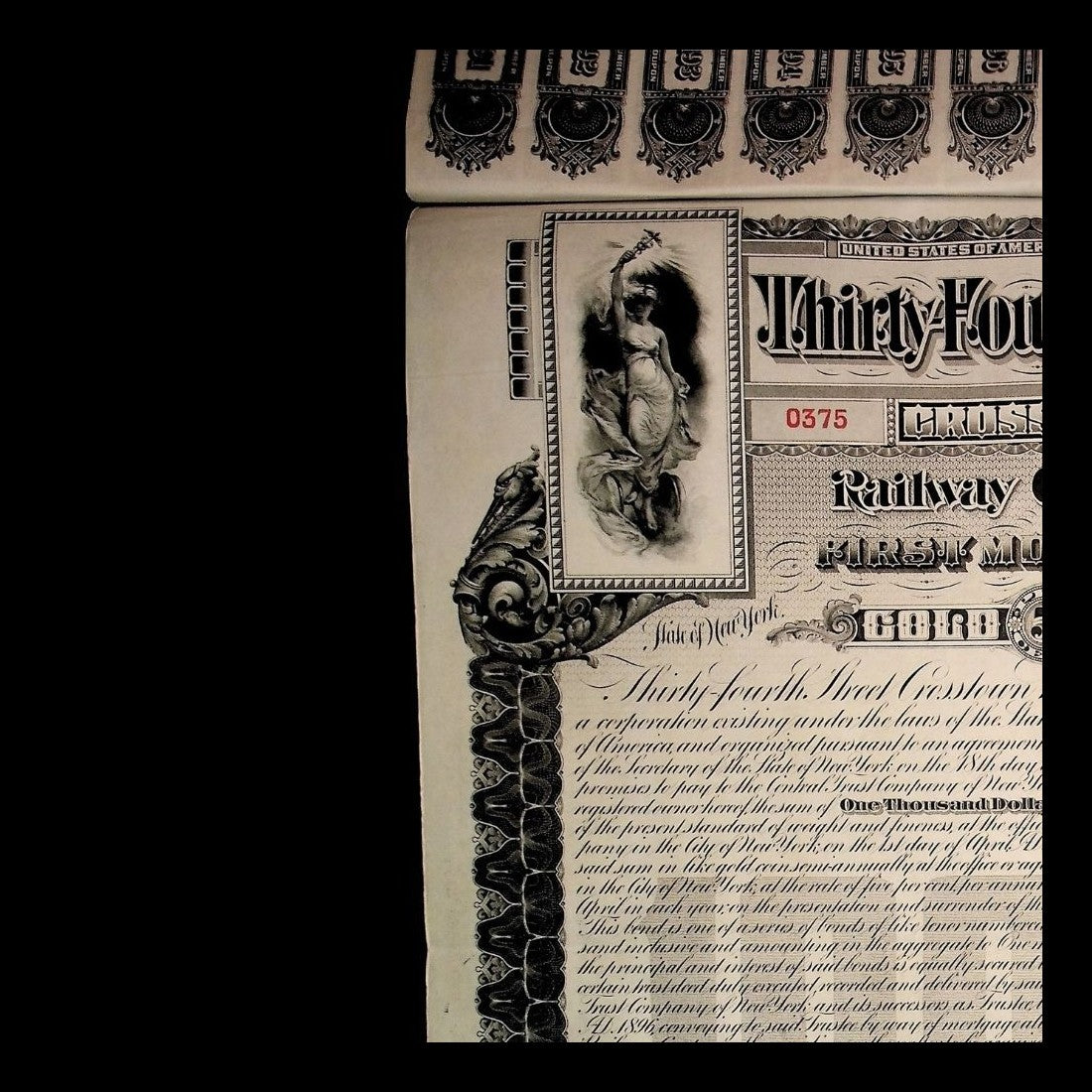 Ninety-Fourth Street Railway Company Stock Certificate