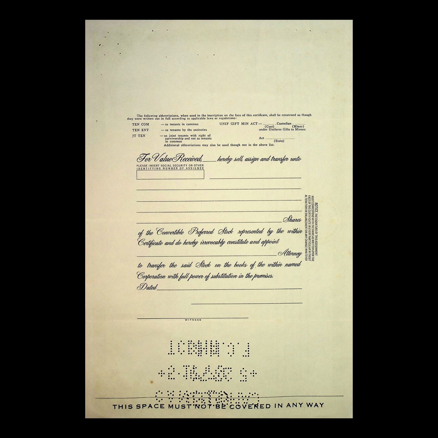 P. Lorillard Company (Tobacco & Cigarettes Kool, Newport, Old Gold) Stock Certificate from 1950s (Green)