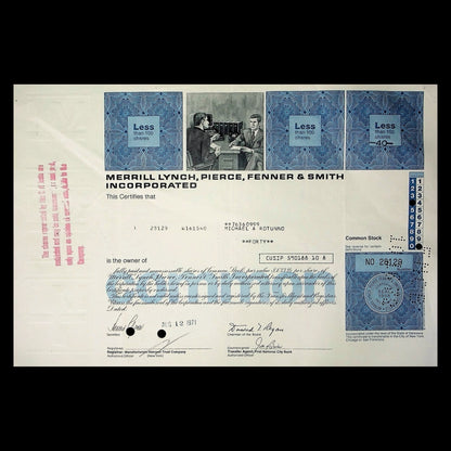 Merrill Lynch, Pierce, Fenner & Smith Incorporated from 1970s