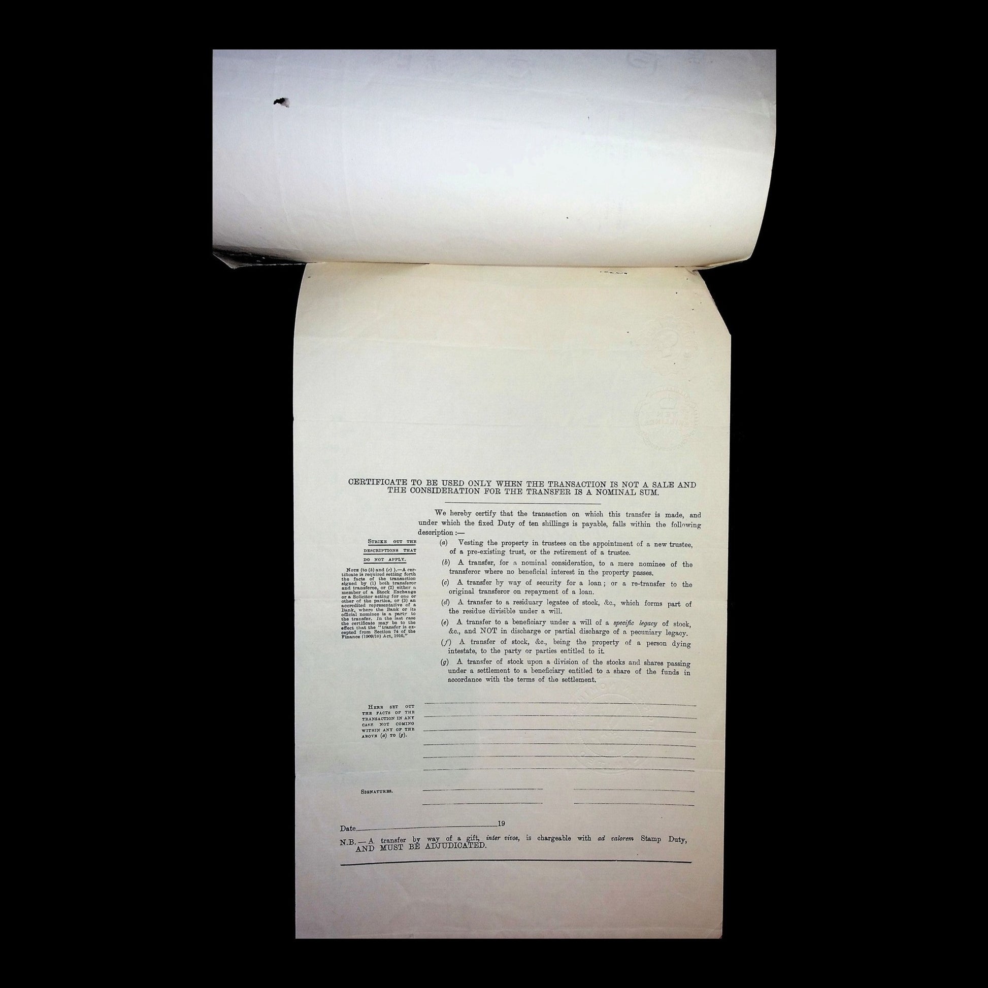 United River Plate Telephone Company Stock Certificate from 1922