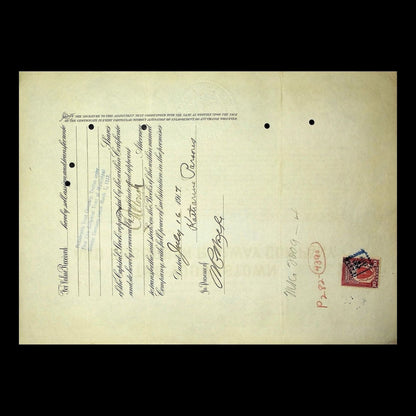 Youngstown and Suburban Railway Company Stock Certificate from 1915