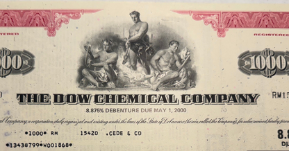 The Dow Chemical Company Bond Certificate