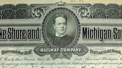 The Lake Shore and Michigan Southern Railway Company 1935 Bond Certificate