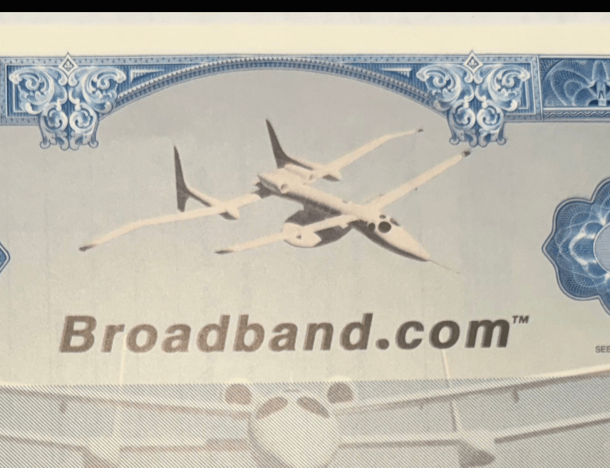 Broadband.com (Angel Technologies) Specimen Stock Certificate