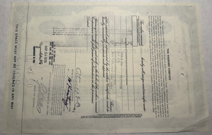 The Foxboro Company Stock Certificate