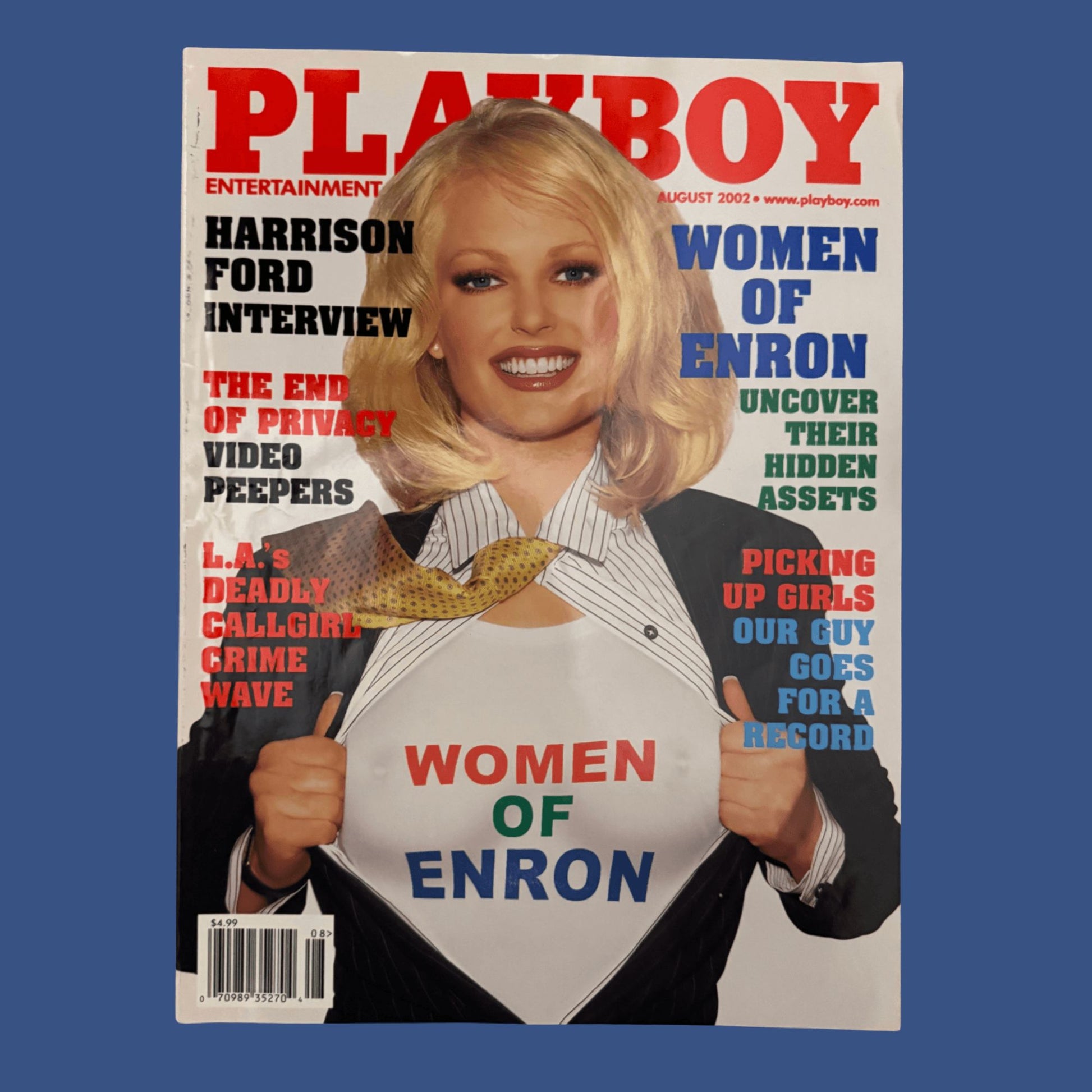 Playboy Women Of Enron Magazine Edition 2002 Ticker History playboy-women-of-enron-magazine-edition-2002-ticker-history