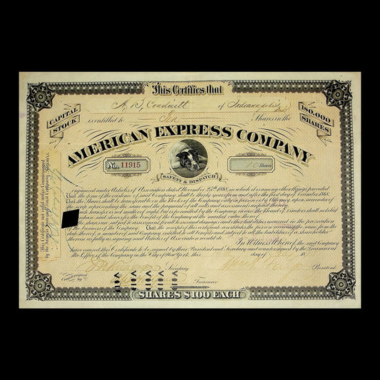 American Express Company Stock Certificate