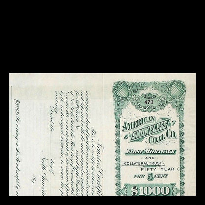 American Smokeless Coal Company Gold Bond