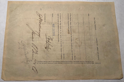 Elford Oil Company Stock Certificate