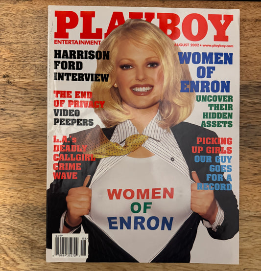 Playboy "Women of Enron" Mazagine Edition 2002