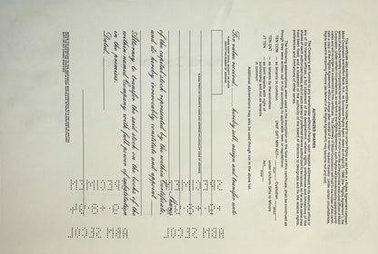 Mobile Corporation 1994 Stock Certificate Specimen