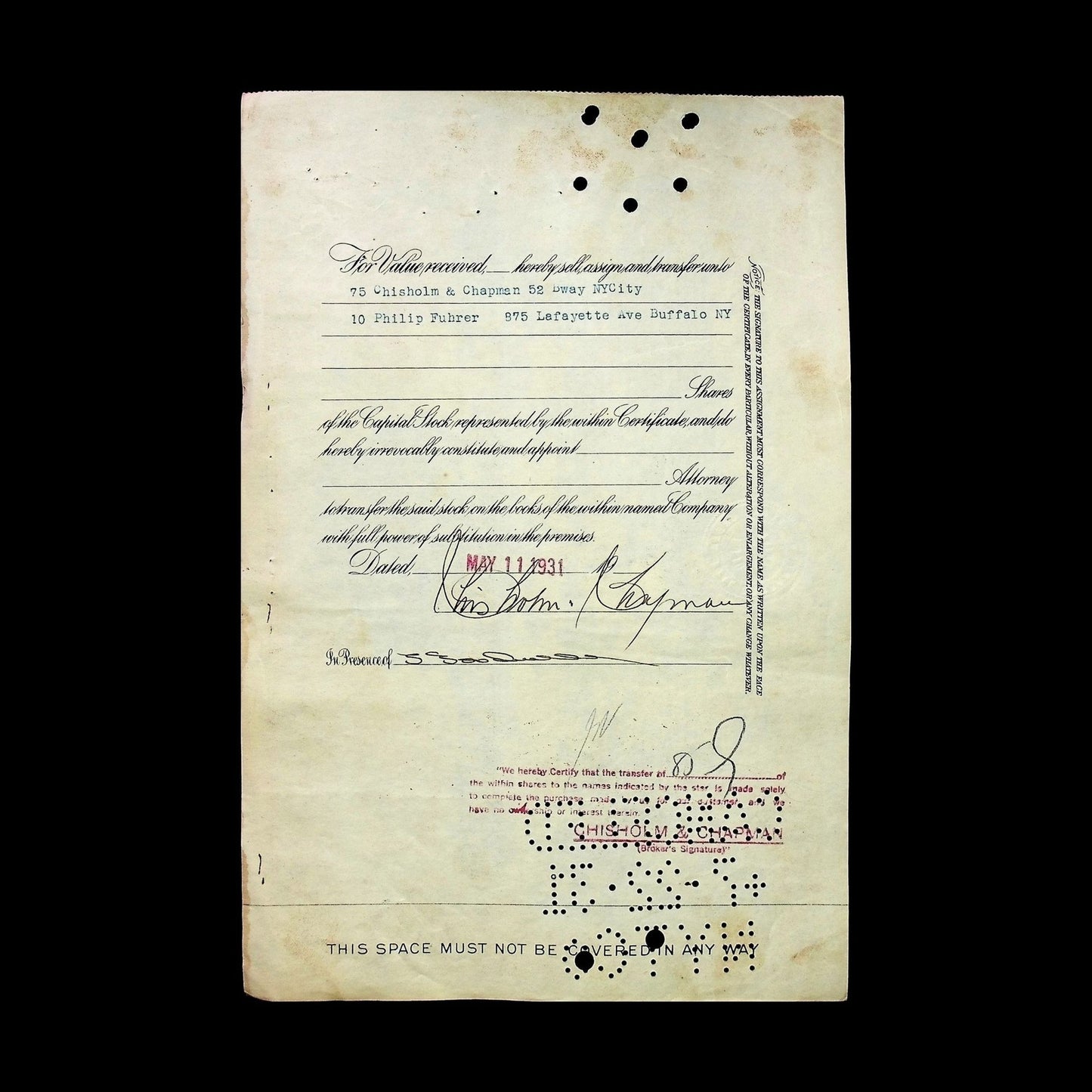 Island Creek Coal Company Stock Certificate