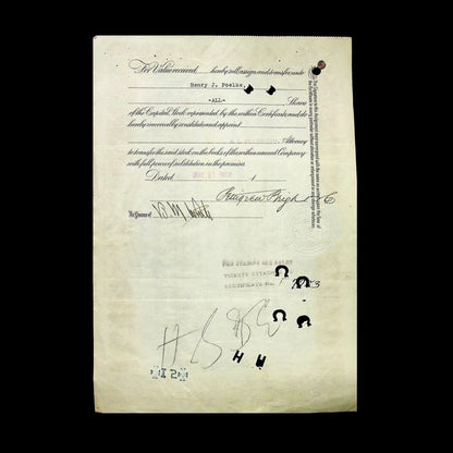 Michigan Copper Mining Company Stock Certificate