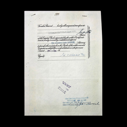 National Tool Company Stock Certificate from 1959