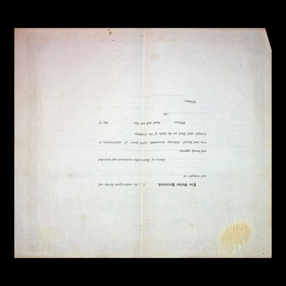 New York, Pittsburgh & Chicago Construction Company Stock Certificate from 1881