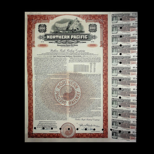 Northern Pacific Railway Company Bond from 1946