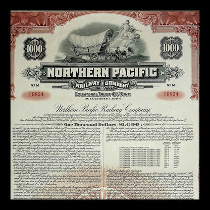 Northern Pacific Railway Company Bond from 1946
