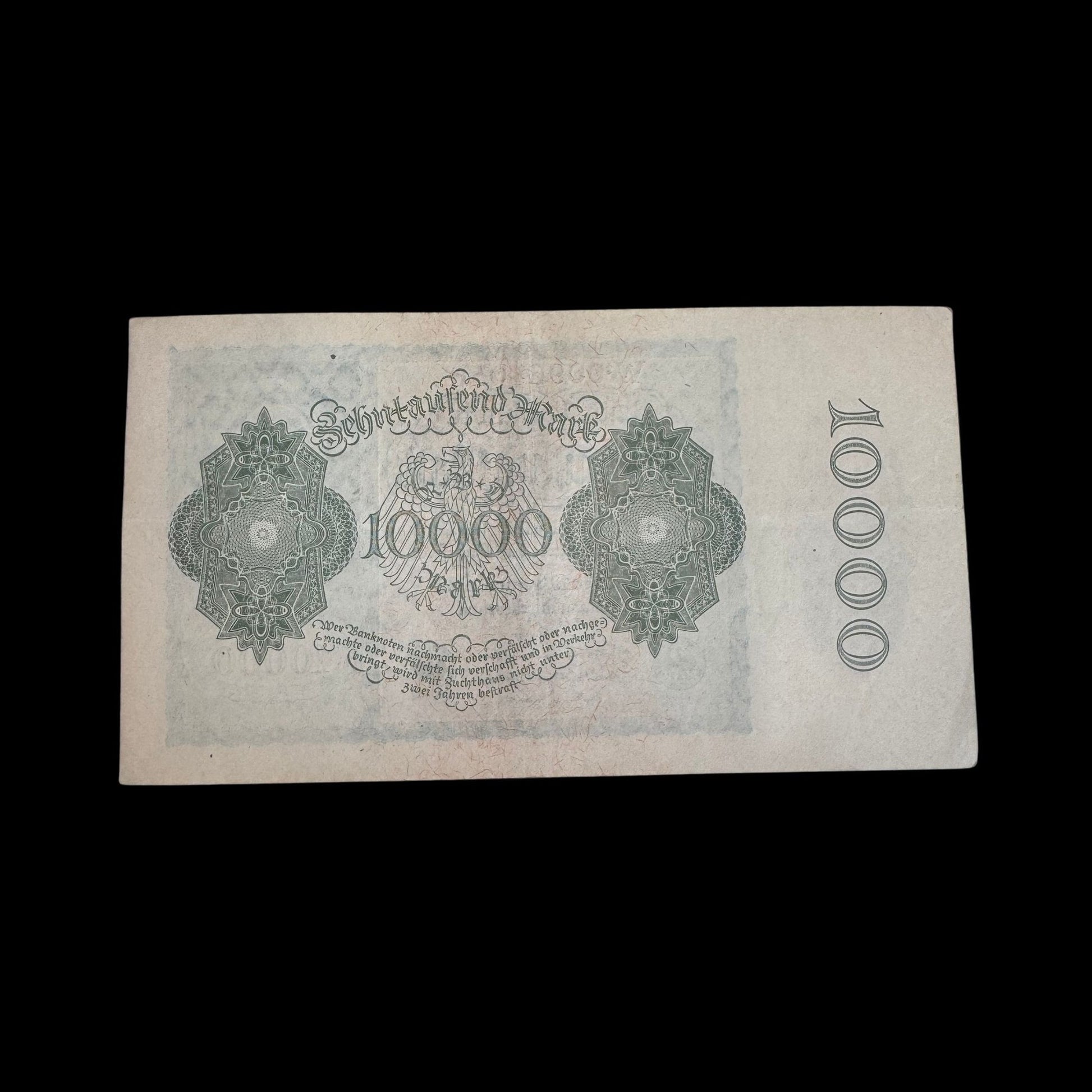 Reichsbank 10,000 Mark Reichsbanknote from 1922